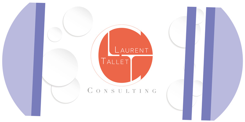 Identité visuelle, logo, Laurent Tallet Consulting, Mitaki Design graphiste Montpellier