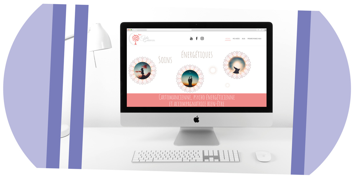 Création site ecommerce Julie Guidances, Mitaki Design graphiste & webdesigner Montpellier