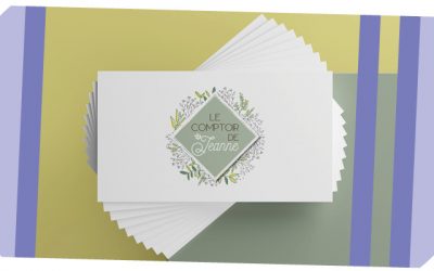 Identité visuelle boutique écoresponsable Le Comptoir de Jeanne