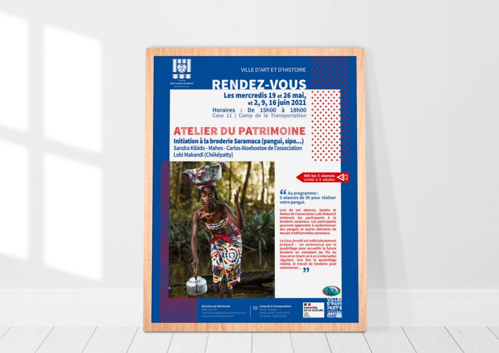 Création affiche CIAP Atelier Pangui - Mitaki Design Graphiste Webdesigner Montpellier