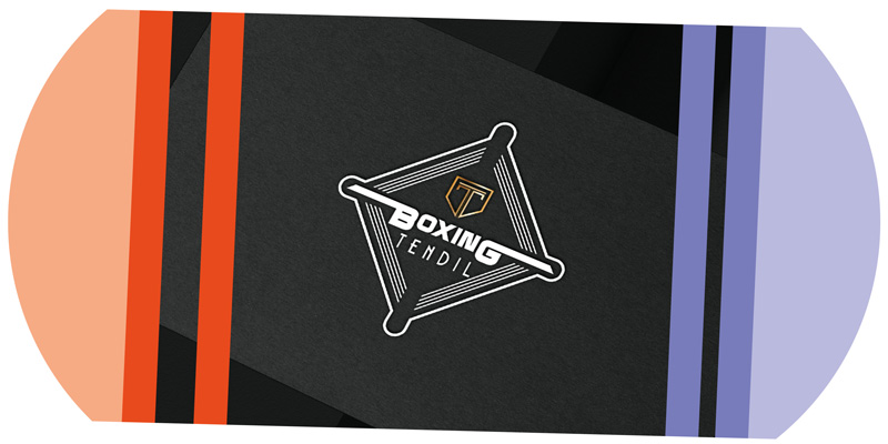 Création logo sport : Boxing TENDIL - Mitaki Design Graphiste Montpellier