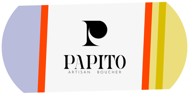 Création du logo de la boucherie PAPITO