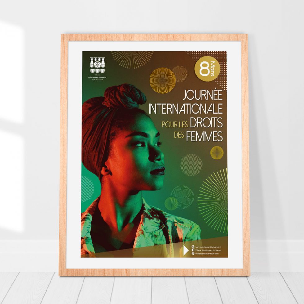 Création affiche Journée de la Femme-MITAKI DESIGN graphiste Toulouse