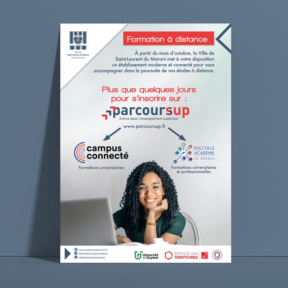 Création affiche Parcoursup MITAKI DESIGN graphiste Toulouse