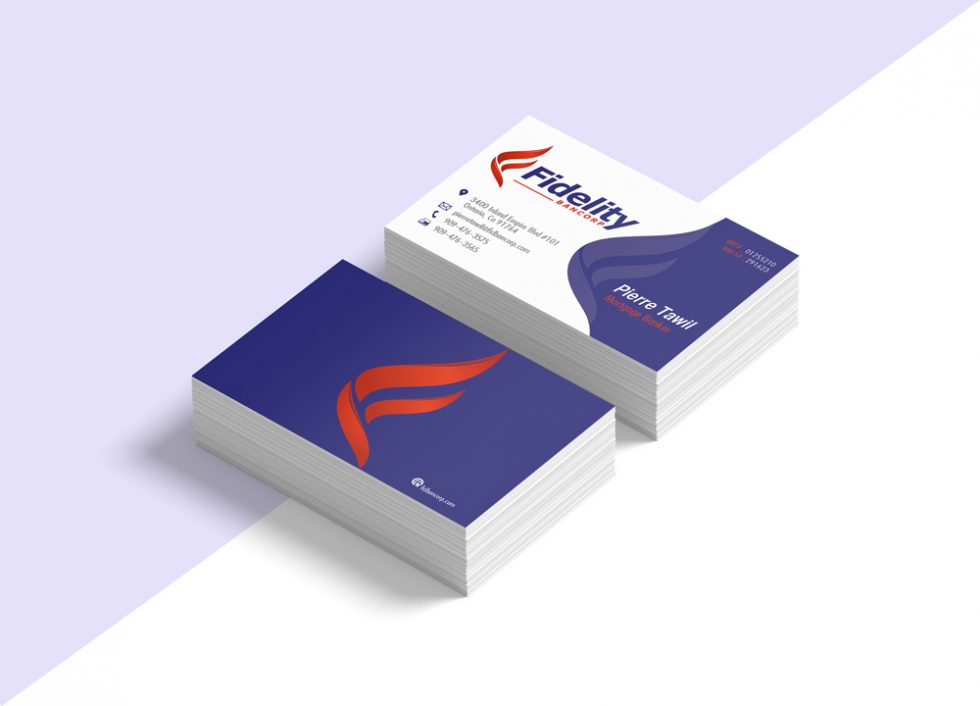 Création cartes visite Fidelity-MITAKI DESIGN graphiste Toulouse