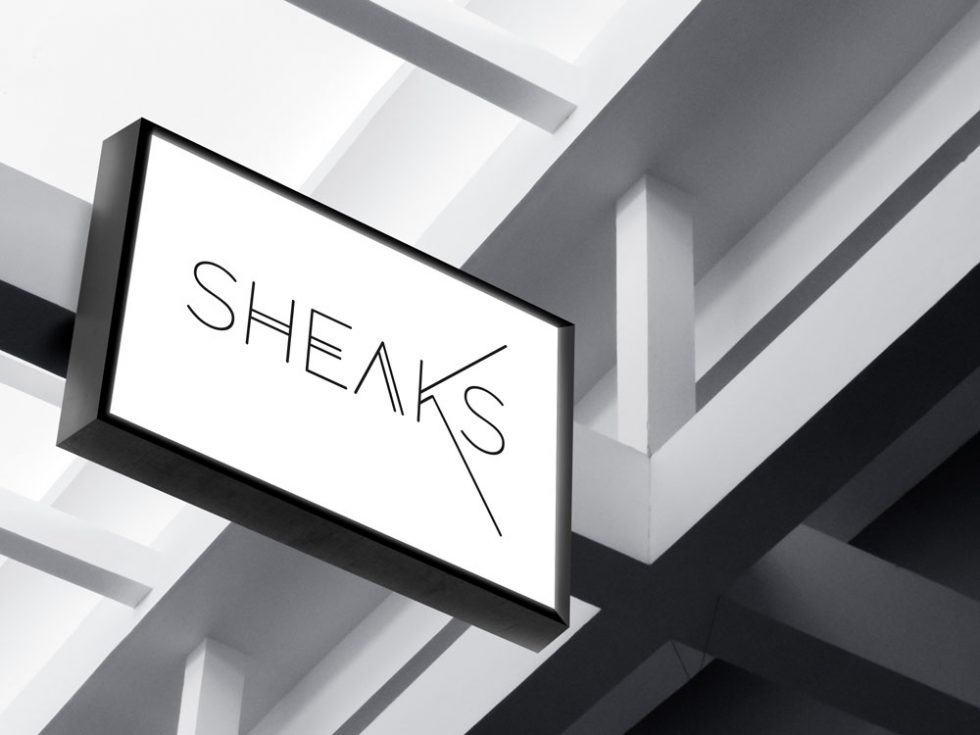 Création logo boutique Sheaks par MITAKI DESIGN graphiste Toulouse