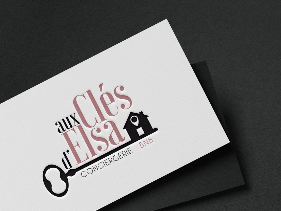 Création logo conciergerie-MITAKI DESIGN graphiste Toulouse