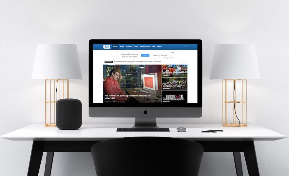 Création site internet Actus-médias par MITAKI DESIGN graphiste webdesigner à Toulouse