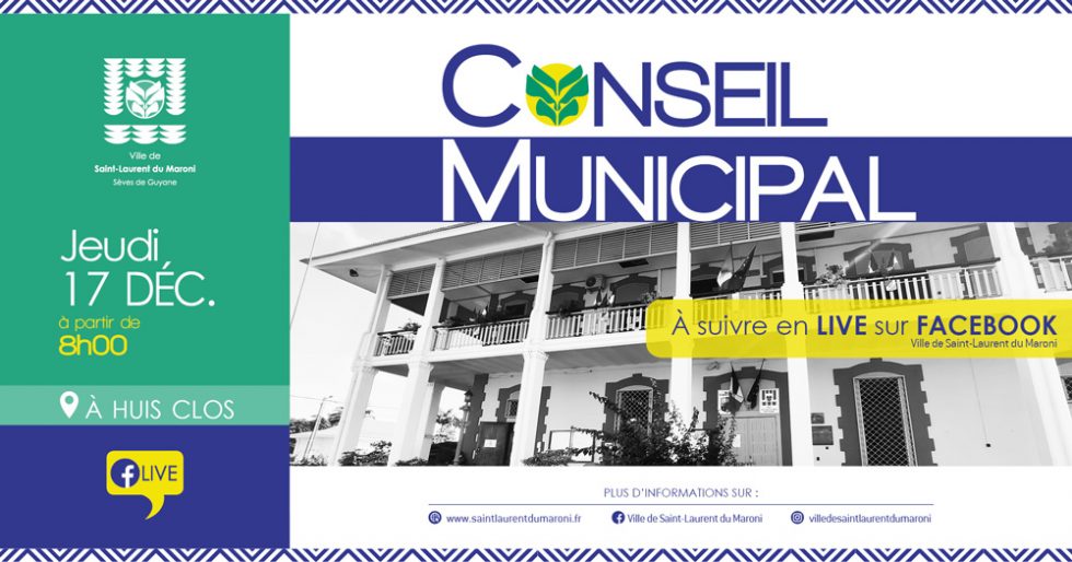 Identité visuelle : Facebook Event Conseil municipal par MITAKI DESIGN graphiste webdesigner à Toulouse