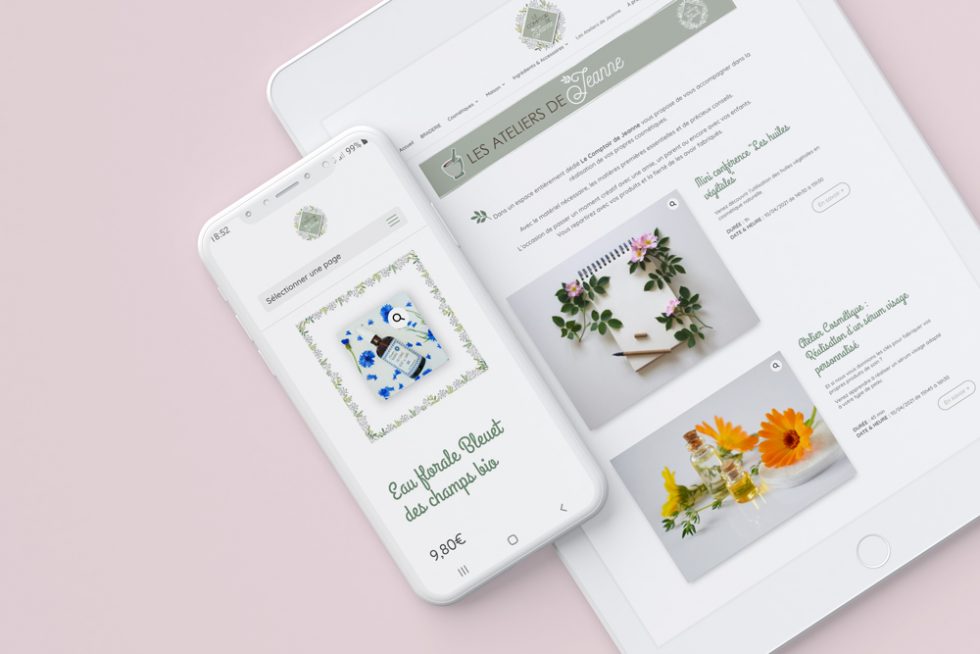 Graphiste webdesigner Toulouse Création site internet boutique éco responsable par MITAKI DESIGN
