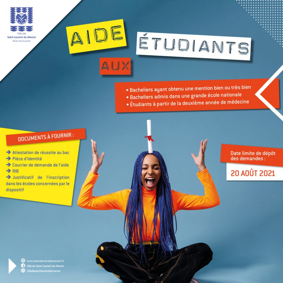 Création visuel Instagram Aide aux étudiants par MITAKI DESIGN graphiste webdesigner à Toulouse