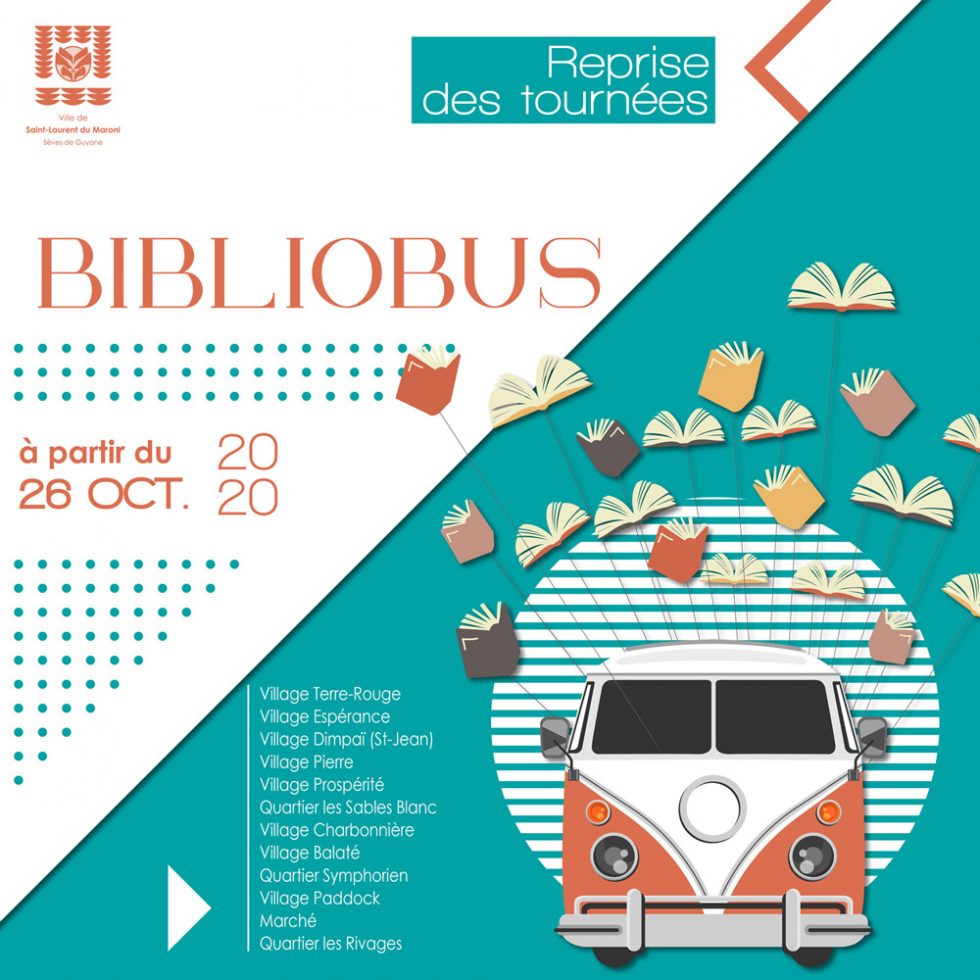Création visuel Instagram Bibliobus par MITAKI DESIGN graphiste webdesigner à Toulouse