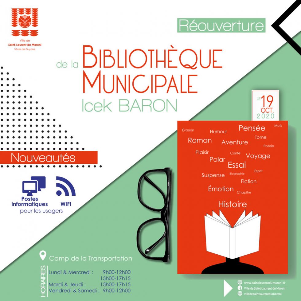 Création visuel Instagram Bibliothèque municipale par MITAKI DESIGN graphiste webdesigner à Toulouse