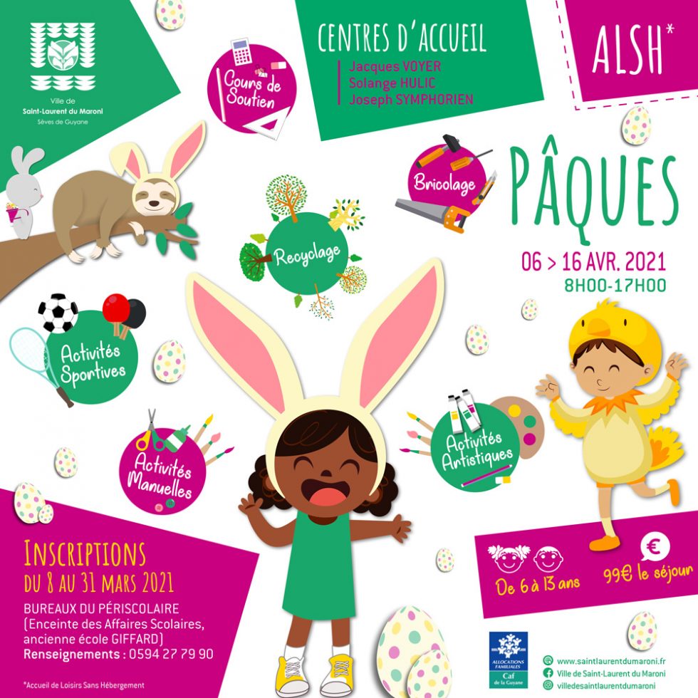 Création visuel Instagram ALSH Pâques par MITAKI DESIGN graphiste webdesigner à Toulouse