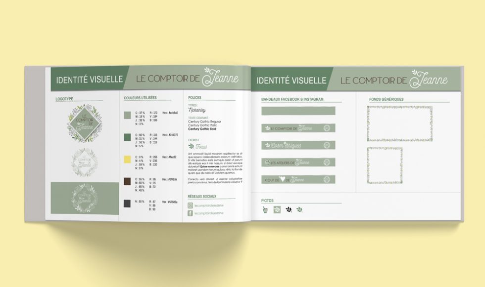 Charte graphique boutique éco responsable-MITAKI DESIGN graphiste Toulouse