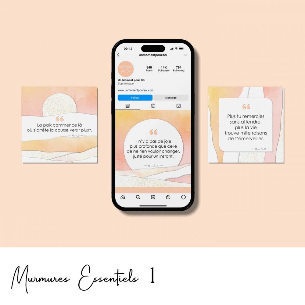 Citations positives - Bonheur, joie et gratitude - Pack Murmures Essentiels 1