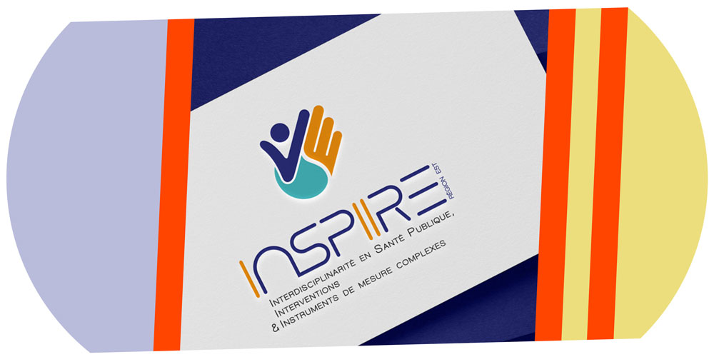 Création logo et identité visuelle INSPIIRE, unité de recherche en santé publique