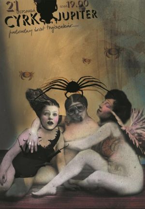 Graphisme : Kaja Renkas - Affiche Cirque Jupiter