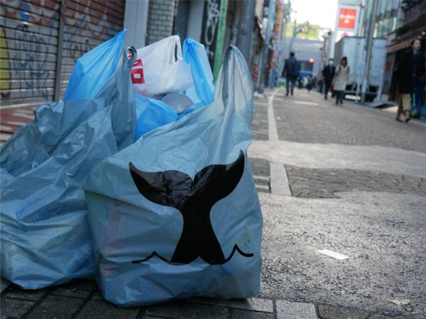 Sac poubelle poisson